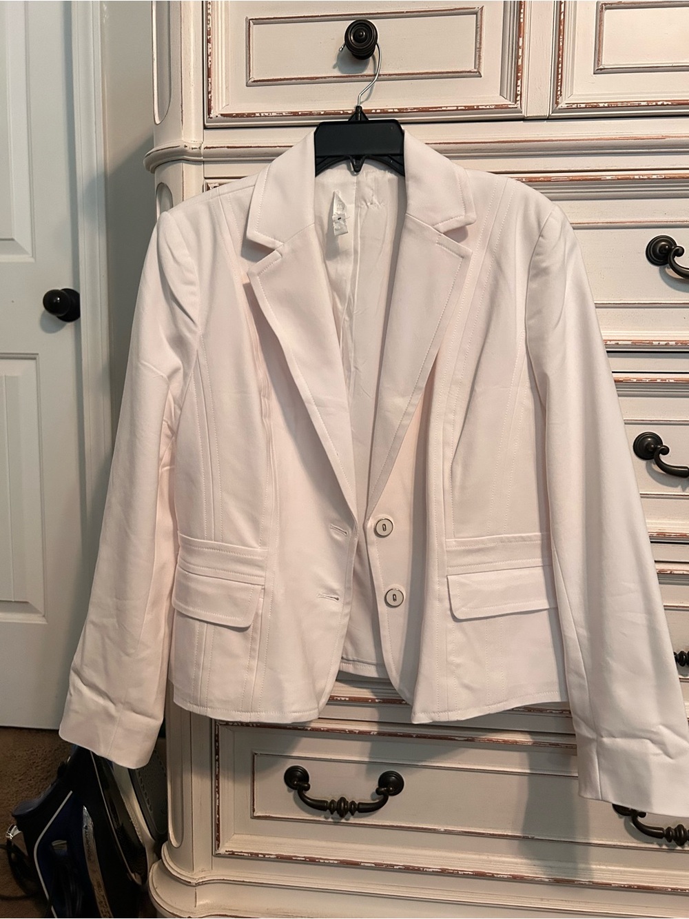 Nine West Light Ivory Tailored Women's Blazer